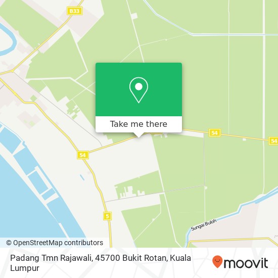 Peta Padang Tmn Rajawali, 45700 Bukit Rotan
