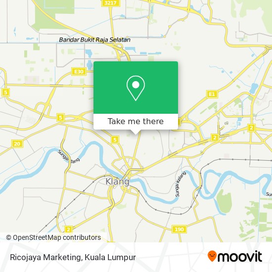 Ricojaya Marketing map