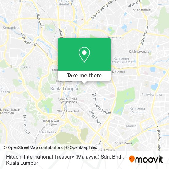 Hitachi International Treasury (Malaysia) Sdn. Bhd. map