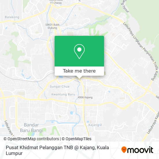 Pusat Khidmat Pelanggan TNB @ Kajang map