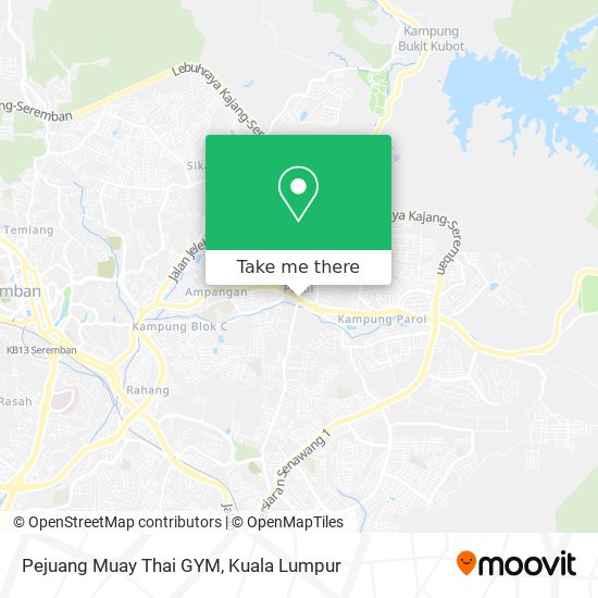 Pejuang Muay Thai GYM map