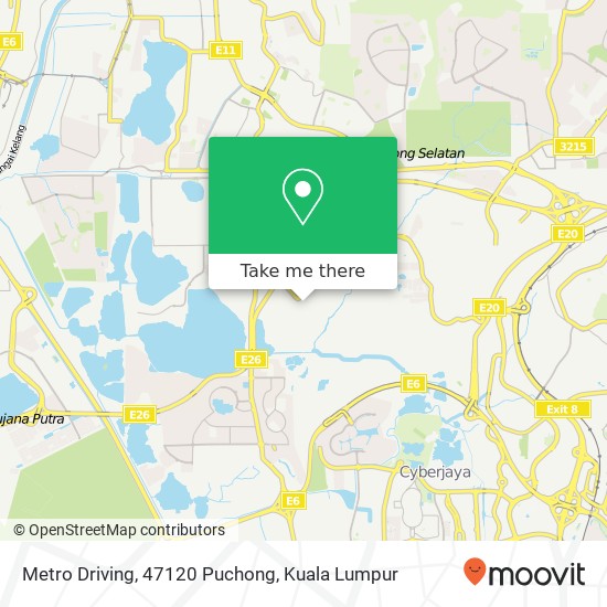 Metro Driving, 47120 Puchong map