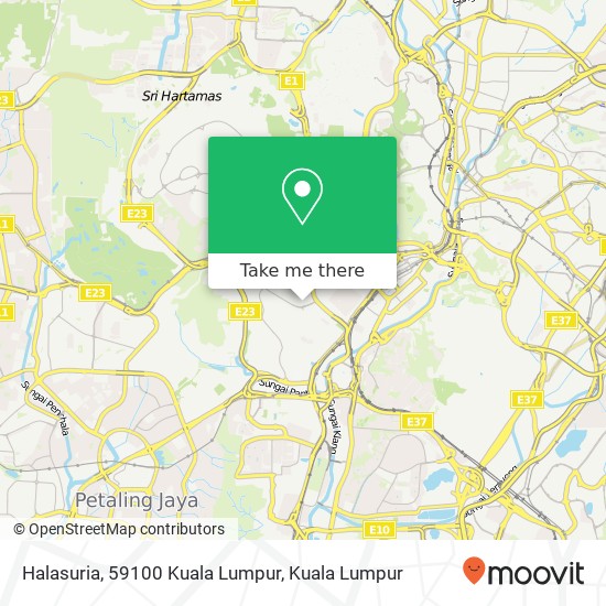 Peta Halasuria, 59100 Kuala Lumpur