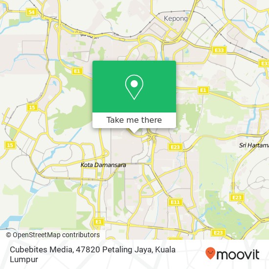 Cubebites Media, 47820 Petaling Jaya map