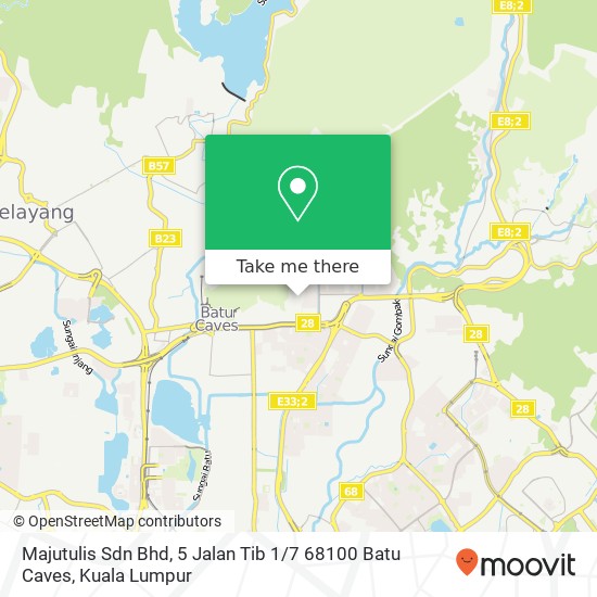 Majutulis Sdn Bhd, 5 Jalan Tib 1 / 7 68100 Batu Caves map