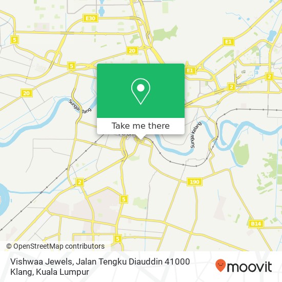 Vishwaa Jewels, Jalan Tengku Diauddin 41000 Klang map