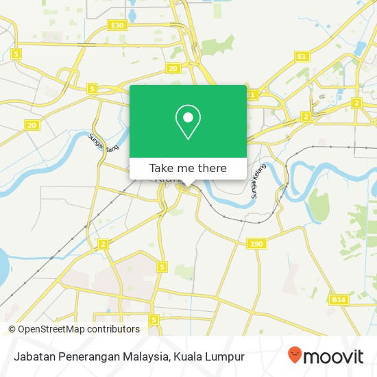Peta Jabatan Penerangan Malaysia