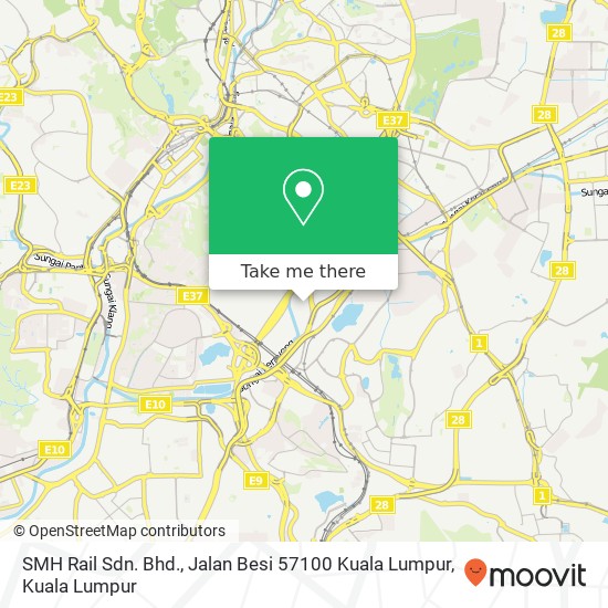 SMH Rail Sdn. Bhd., Jalan Besi 57100 Kuala Lumpur map