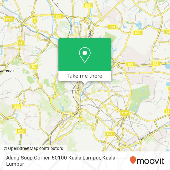 Alang Soup Corner, 50100 Kuala Lumpur map