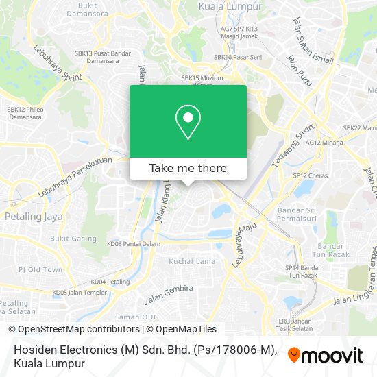 Hosiden Electronics (M) Sdn. Bhd. (Ps / 178006-M) map