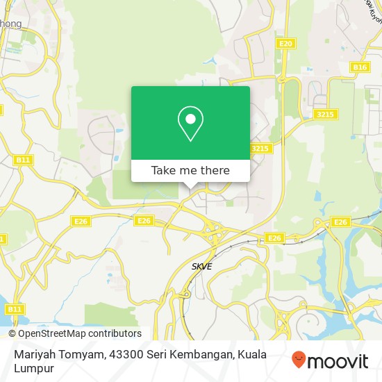 Mariyah Tomyam, 43300 Seri Kembangan map