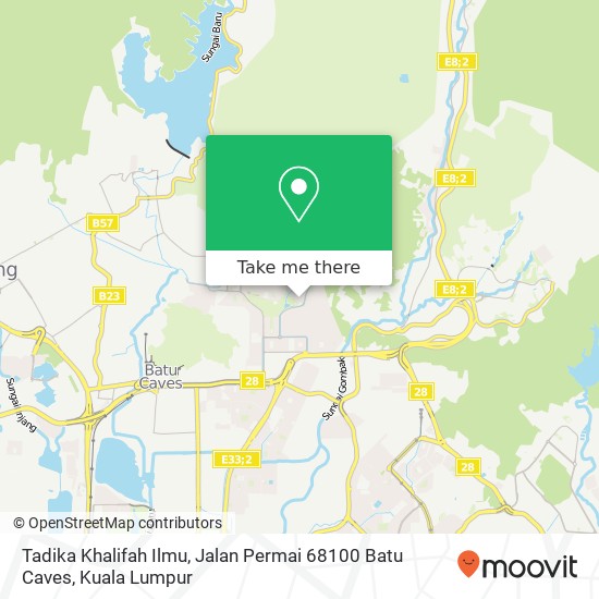 Tadika Khalifah Ilmu, Jalan Permai 68100 Batu Caves map