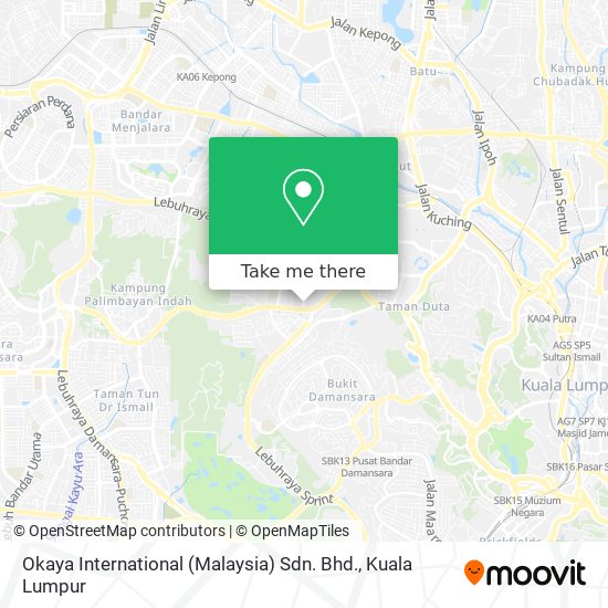 Okaya International (Malaysia) Sdn. Bhd. map
