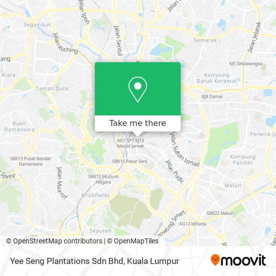 Peta Yee Seng Plantations Sdn Bhd
