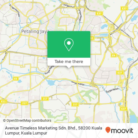 Avenue Timeless Marketing Sdn. Bhd., 58200 Kuala Lumpur map
