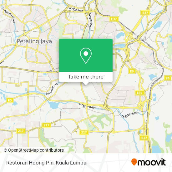 Restoran Hoong Pin map