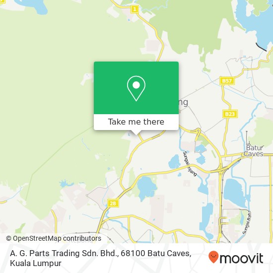 Peta A. G. Parts Trading Sdn. Bhd., 68100 Batu Caves