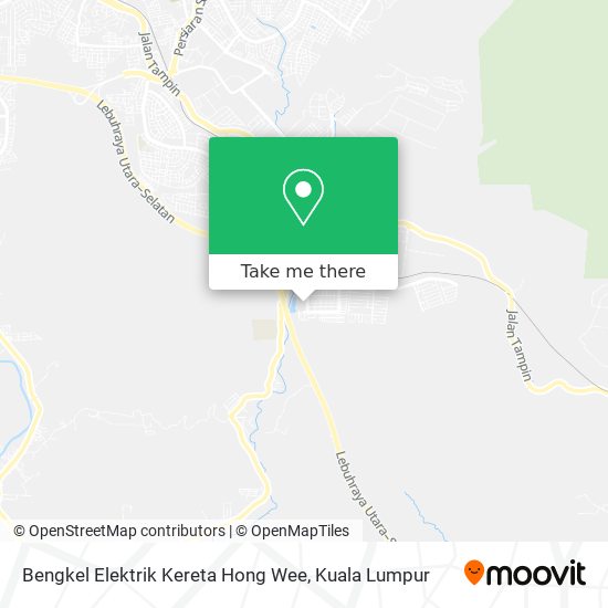 Bengkel Elektrik Kereta Hong Wee map