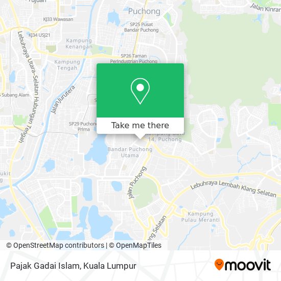 Pajak Gadai Islam map