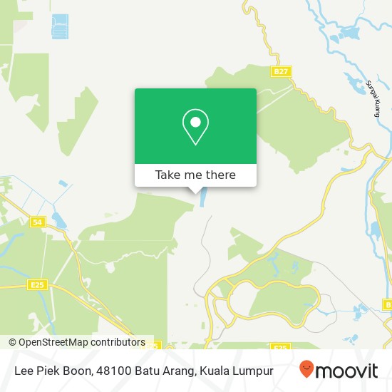 Lee Piek Boon, 48100 Batu Arang map