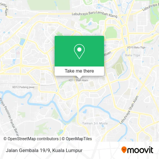 Jalan Gembala 19/9 map
