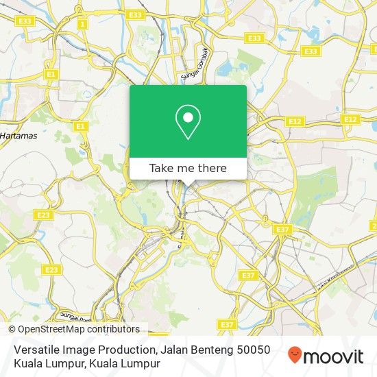 Versatile Image Production, Jalan Benteng 50050 Kuala Lumpur map