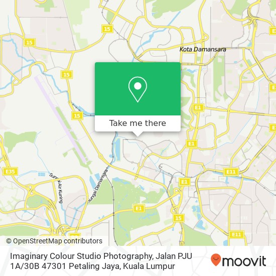 Imaginary Colour Studio Photography, Jalan PJU 1A / 30B 47301 Petaling Jaya map