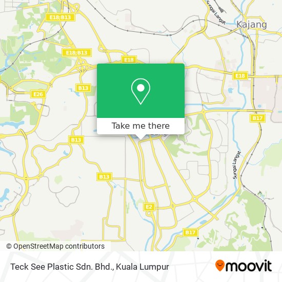 Teck See Plastic Sdn. Bhd. map