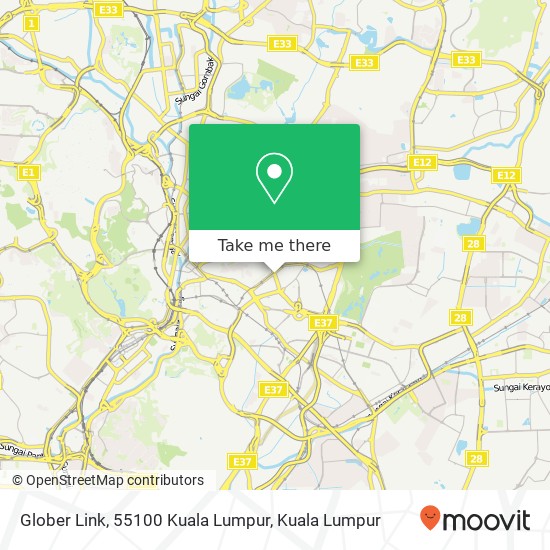 Peta Glober Link, 55100 Kuala Lumpur