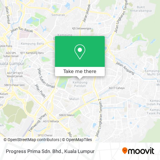 Progress Prima Sdn. Bhd. map