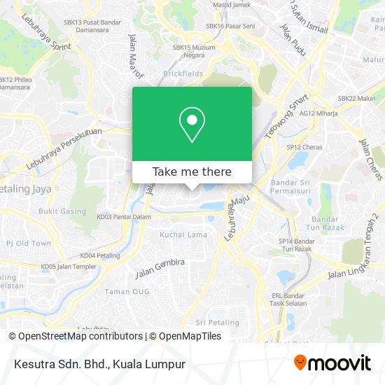 Kesutra Sdn. Bhd. map