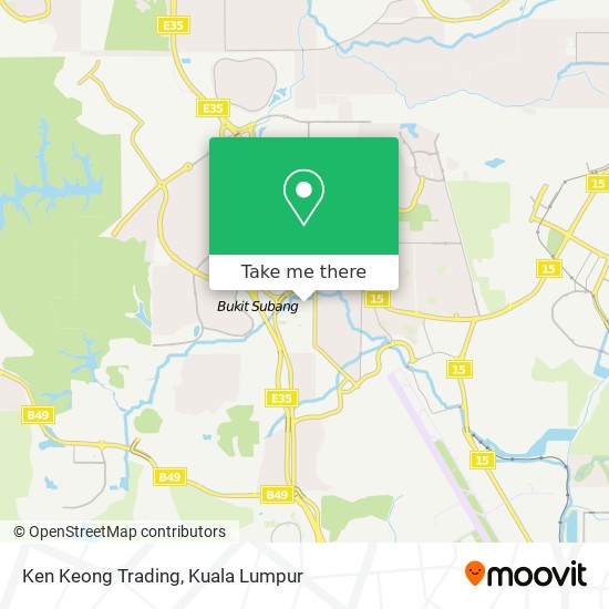 Ken Keong Trading map