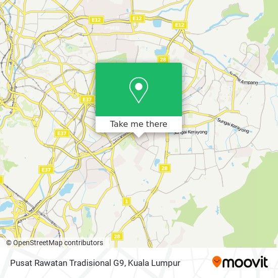 Pusat Rawatan Tradisional G9 map