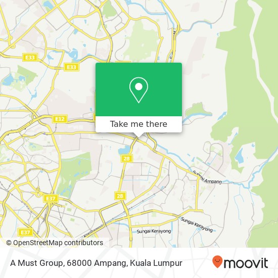 A Must Group, 68000 Ampang map