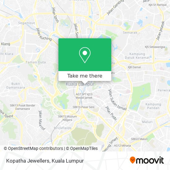 Kopatha Jewellers map