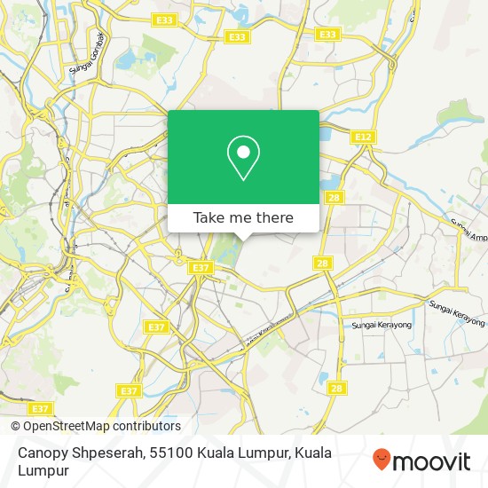 Peta Canopy Shpeserah, 55100 Kuala Lumpur