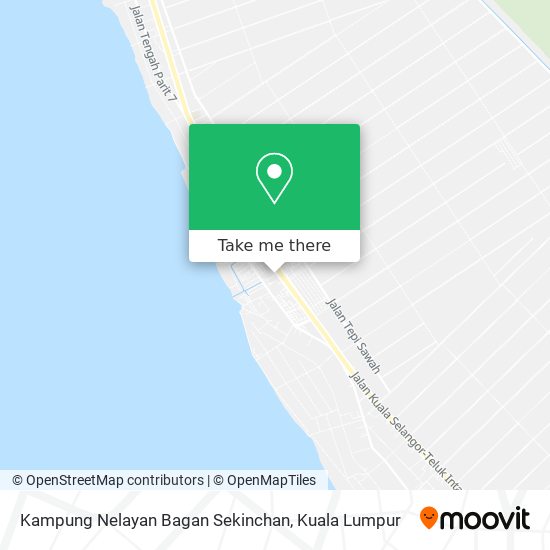 Peta Kampung Nelayan Bagan Sekinchan