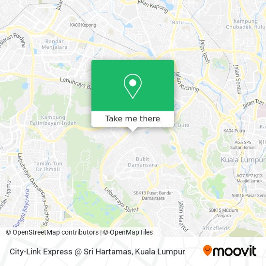 City-Link Express @ Sri Hartamas map