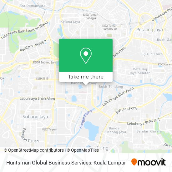 Huntsman Global Business Services map