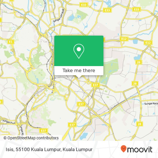Isis, 55100 Kuala Lumpur map