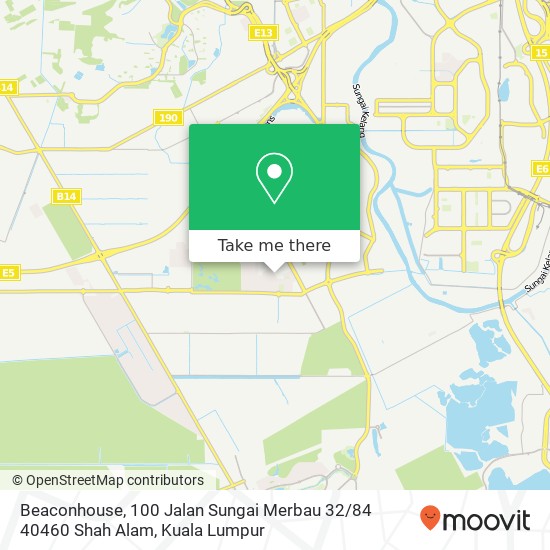 Beaconhouse, 100 Jalan Sungai Merbau 32 / 84 40460 Shah Alam map