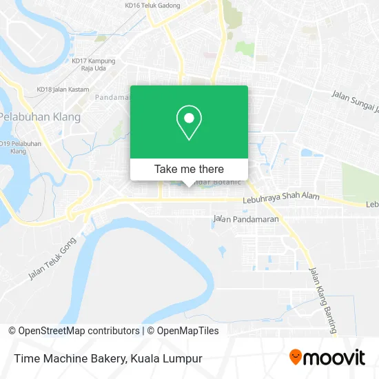 Time Machine Bakery map