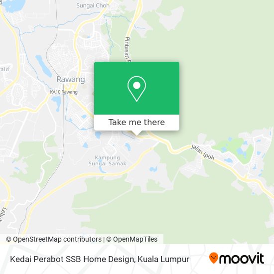 Kedai Perabot SSB Home Design map