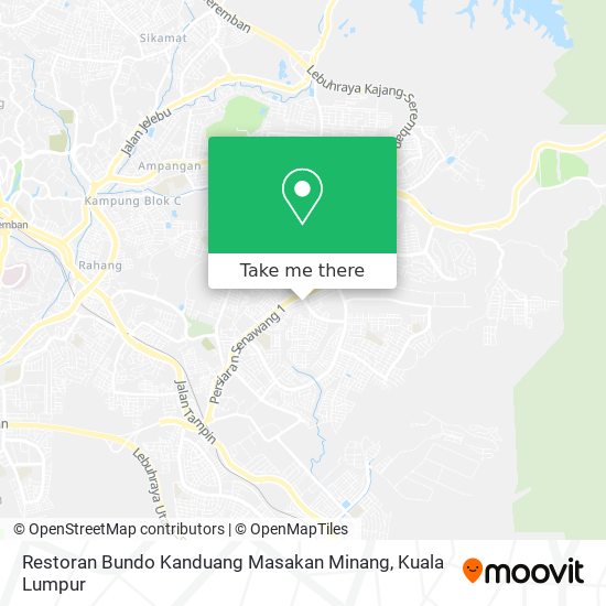 Restoran Bundo Kanduang Masakan Minang map