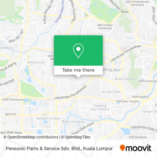 Pensonic Parts & Service Sdn. Bhd. map