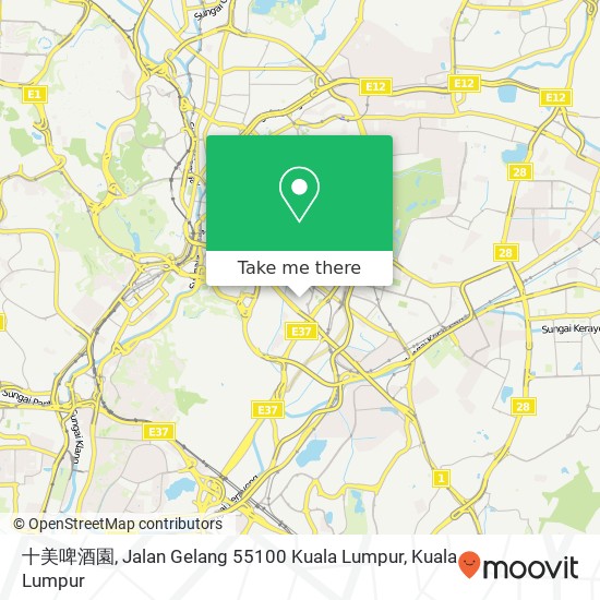 十美啤酒園, Jalan Gelang 55100 Kuala Lumpur map