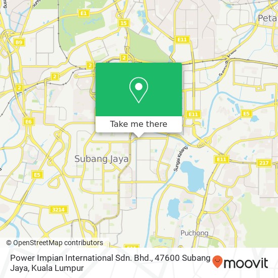 Power Impian International Sdn. Bhd., 47600 Subang Jaya map
