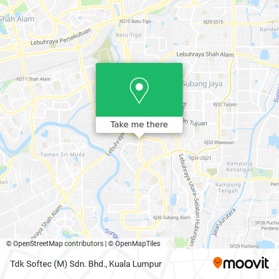 Tdk Softec (M) Sdn. Bhd. map