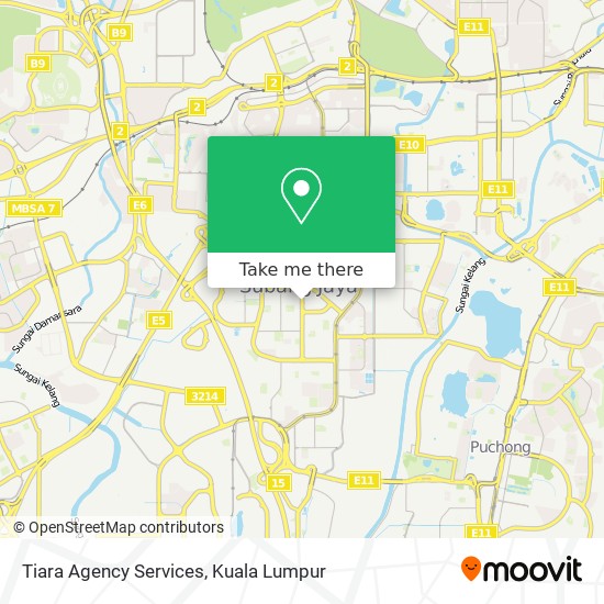 Tiara Agency Services map