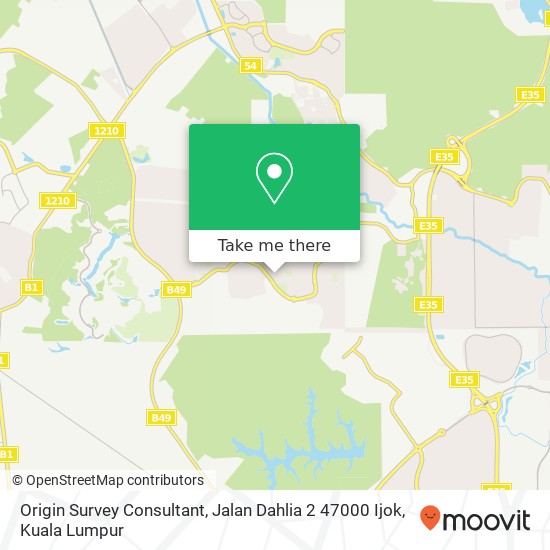 Origin Survey Consultant, Jalan Dahlia 2 47000 Ijok map